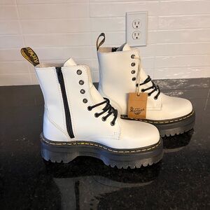 White Platform Jadon Doc Martens, Never Worn, Brand New!!!